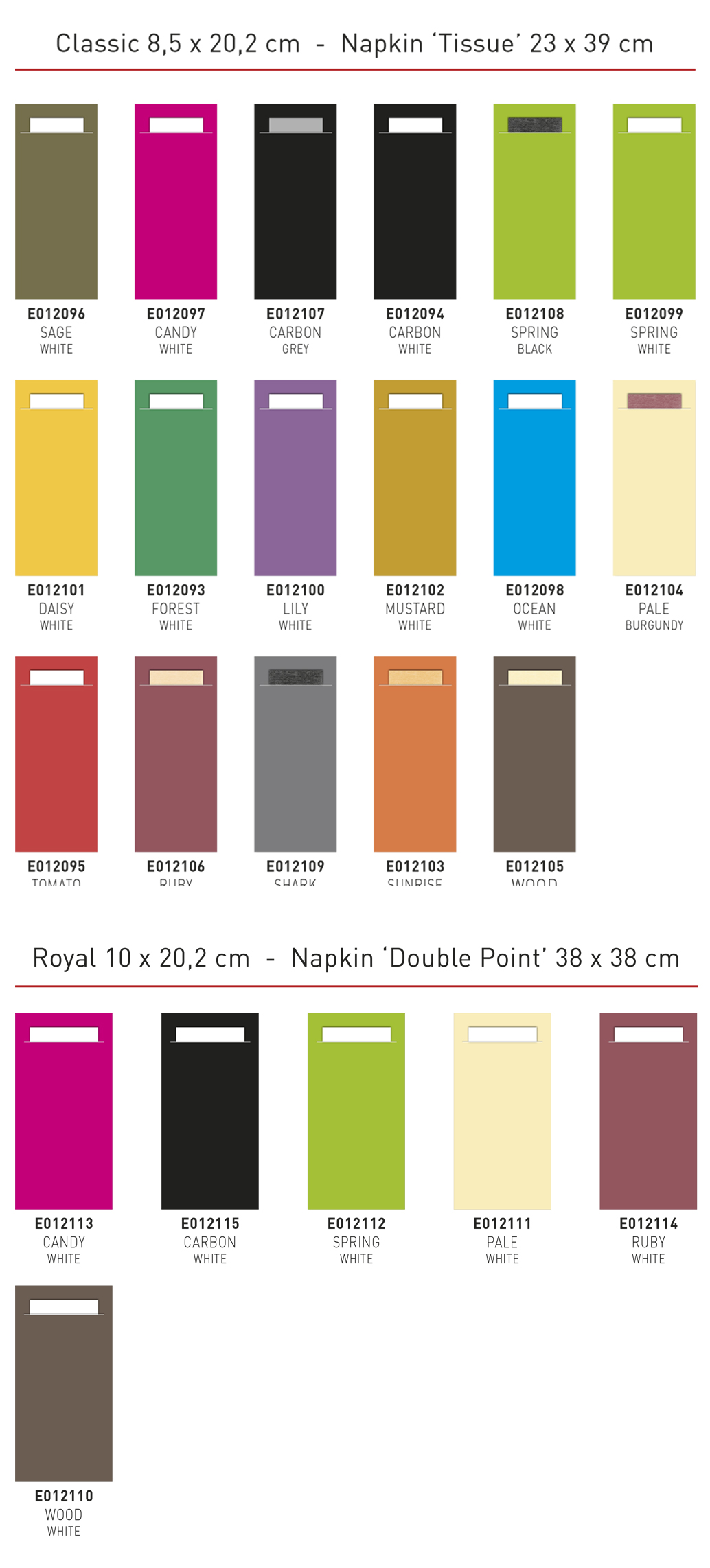 Unicolors Pouches